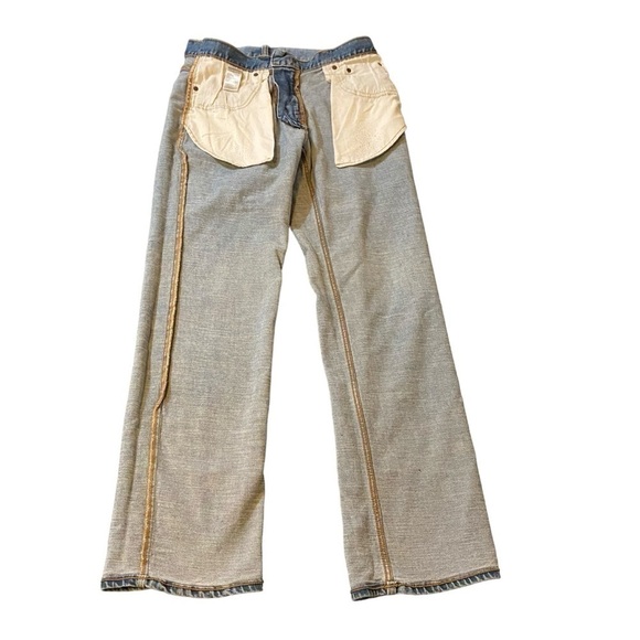 Old Navy Jeans Men Pants Cotton Built-in Flex Stretch Denim Blue Size 31*32 - Picture 11 of 14